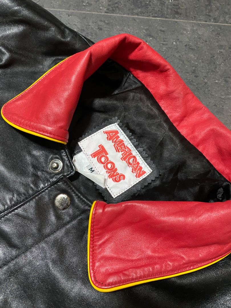 VINTAGE 90s SNOOPY DOGG PEANUTS LEATHER CARTOON COMIC, Men's Fashion