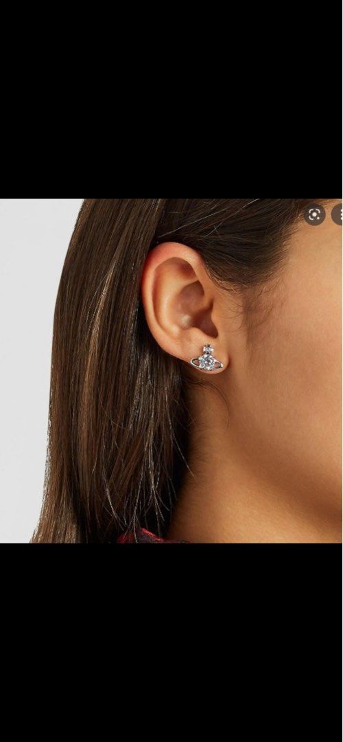 Vivienne westwood reina store earrings pink gold