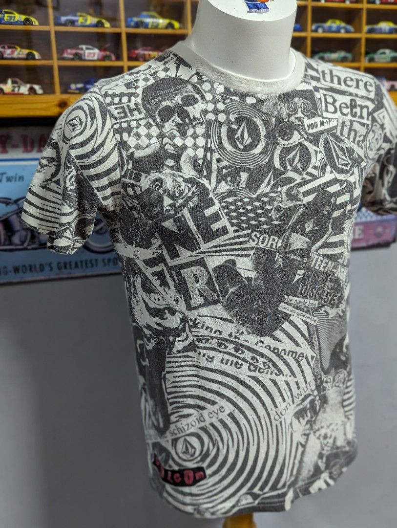 Volcom Stone Mission Demolished Full Print T Shirt