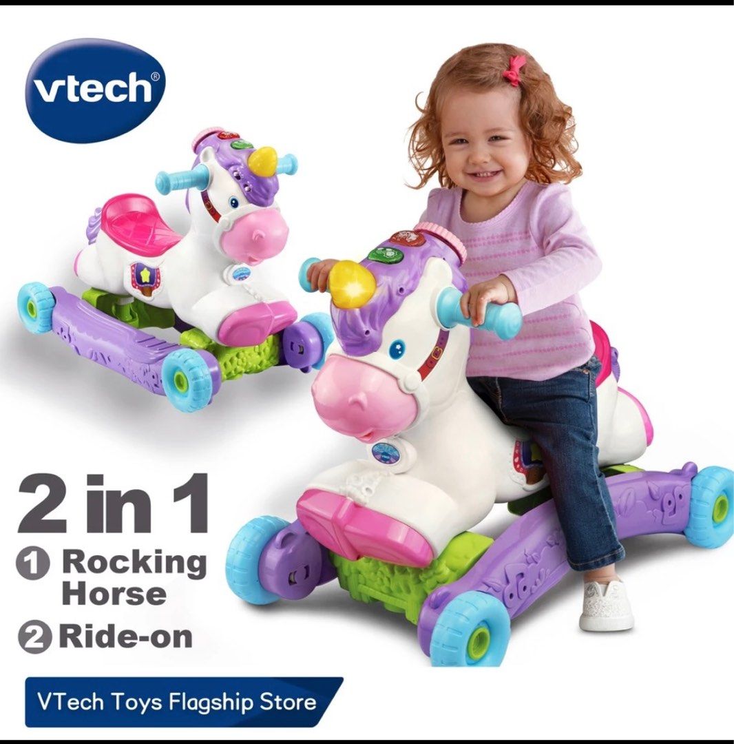 Vtech 2 in 1 riding and rocking horse, Babies & Kids, Infant Playtime