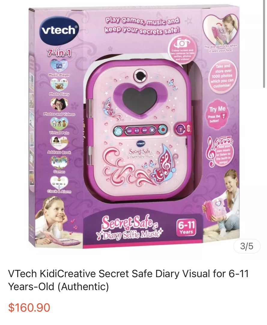 Secret safe diary clearance