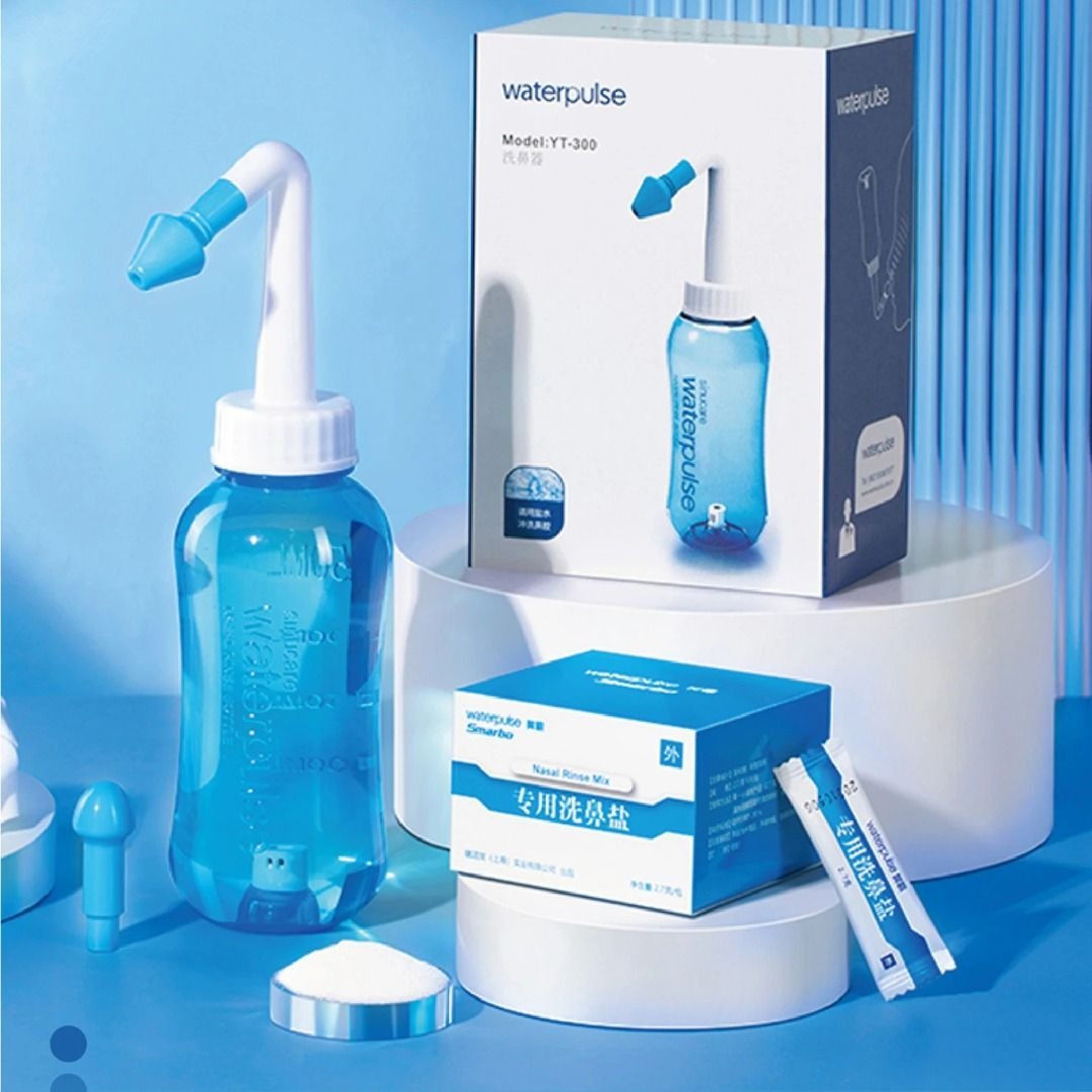Waterpulse Sinus Care Nasal Rinse Bottle 300ml & Salt | For Adults ...