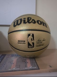 Wilson basketball ball gold edition