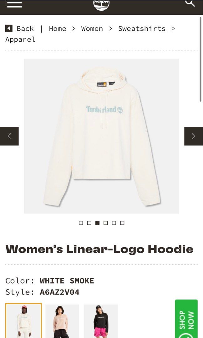 White timberland hoodie best sale