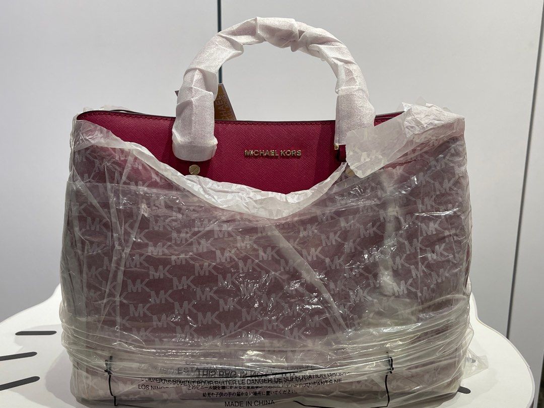 WTS michael kors savannah cranberry bag