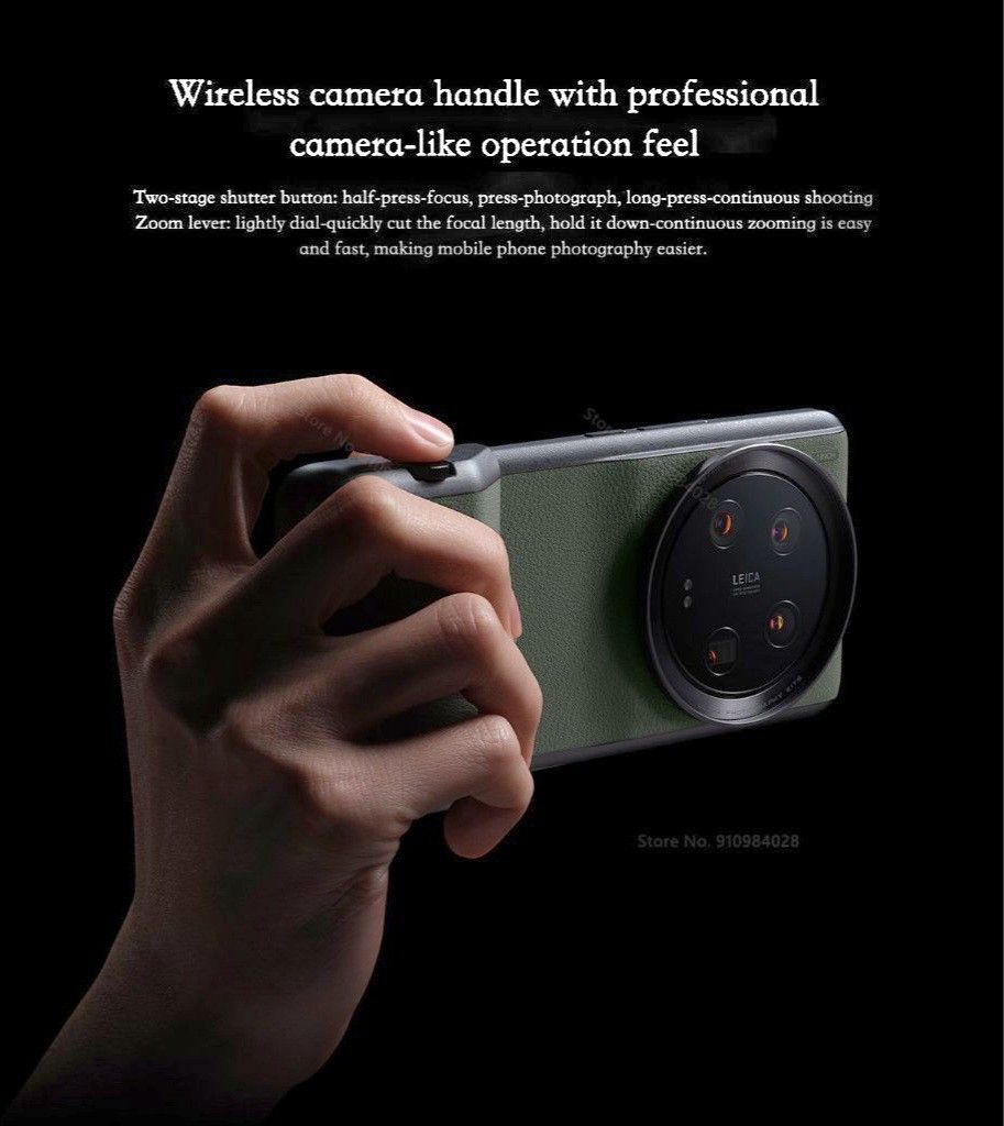 Xiaomi 13 Ultra Professional Camera Kit (Category: Cameras) located in Singapore. Submitted by ycp_73 (Listing ID 1277162428, Image 2). Description: Xiaomi 13 Ultra Photography Kits & Lens / Wireless Camera Handle / 67mm Adapter Ring / Photographer Love MATERIAL: PU + PC A Camera Grip Include a camera grip, which doubles as a protective case. Xiaomi adds that the camera grip has a nano-skin texture, provide full protection for Xiaomi 13 Ultra. Th