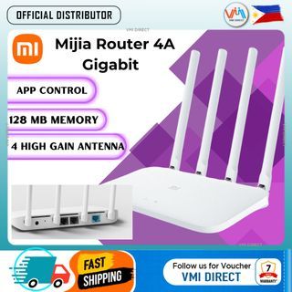 Xiaomi Mijia WiFi Router 4A and Xiaomi WiFi Router 4A Gigabit Wireless Router - VMI DIRECT