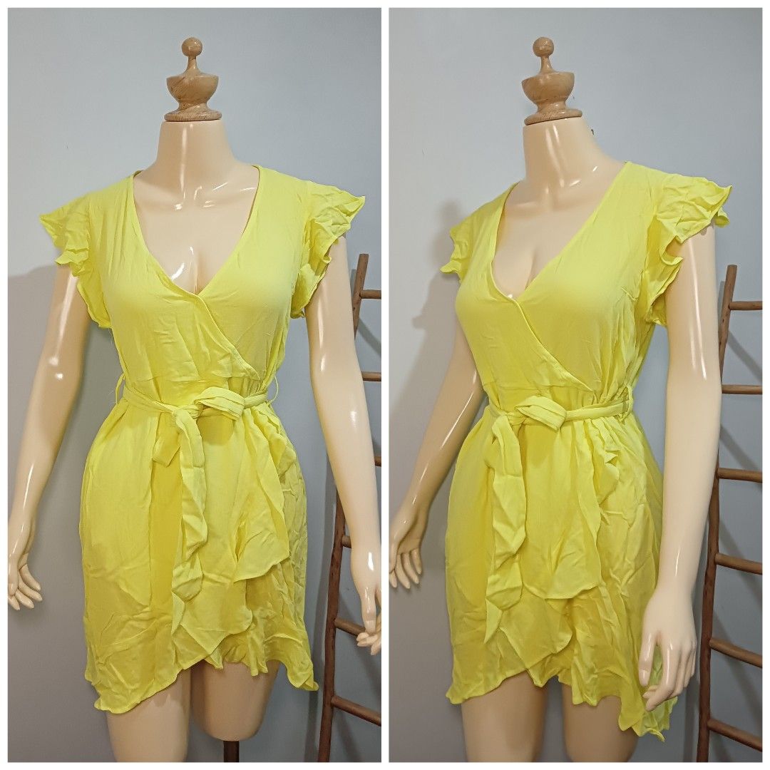 UDEAR Women's Casual Dresses Multi-Color - Yellow & Blue Sunset Stripe  Pleated Mock Neck Sleeveless Dress - Women & Plus - Yahoo Shopping
