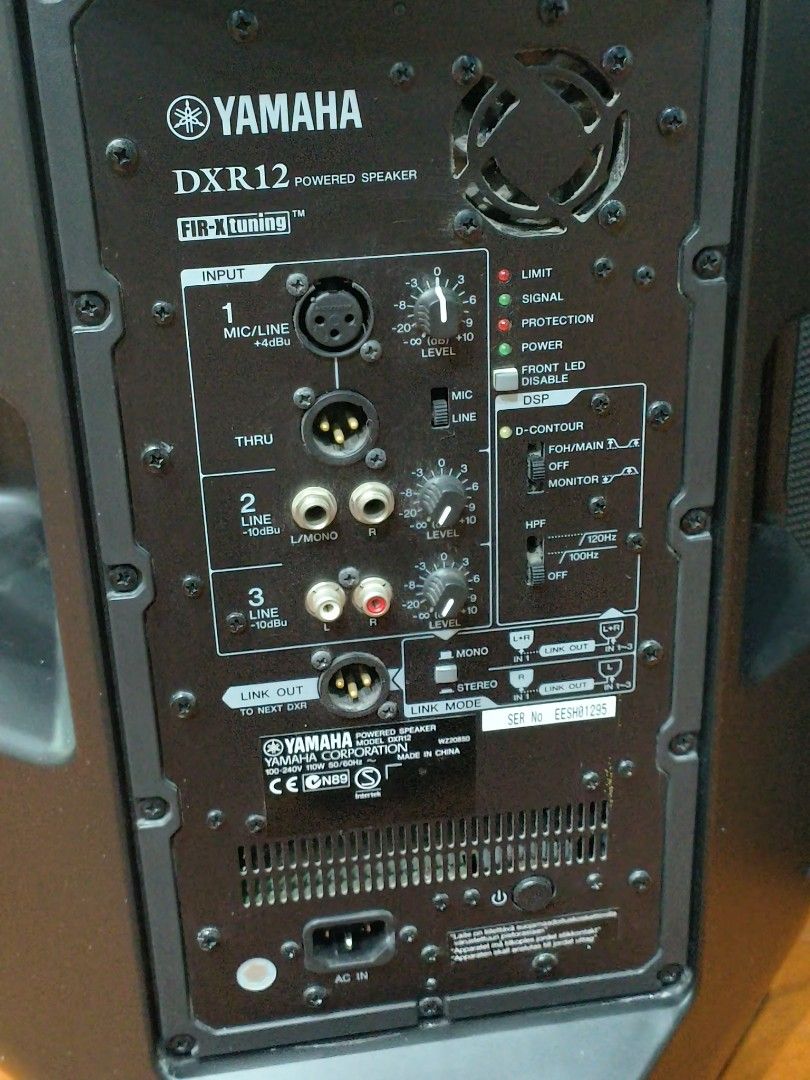Yamaha dxr12 used deals
