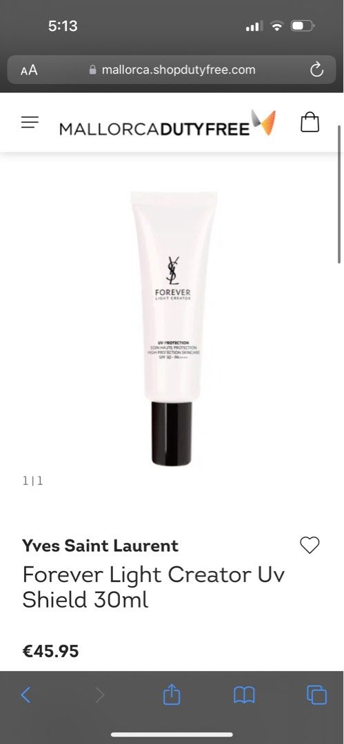 YSL Beauty Forever Light Creator UV Protection (BB Shade) (Category: Makeup) located in Quezon City. Submitted by phiaicasiano (Listing ID 1277364267, Image 2). Description: RFS: I have too many in stock, bought for around 2.7k PHP .