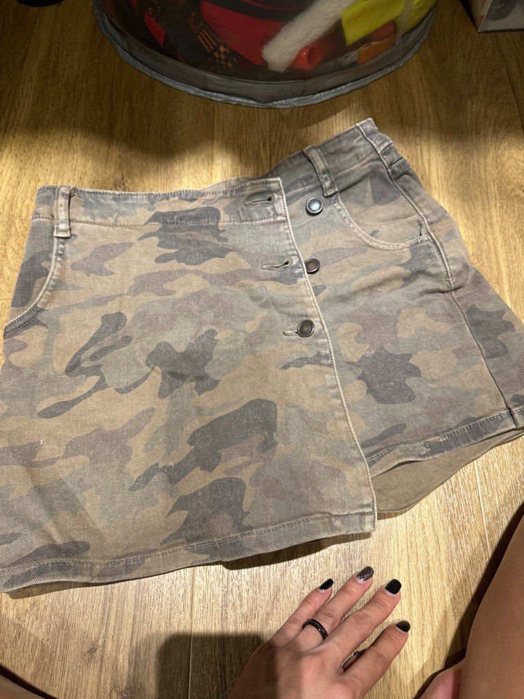 Camo skirt discount zara