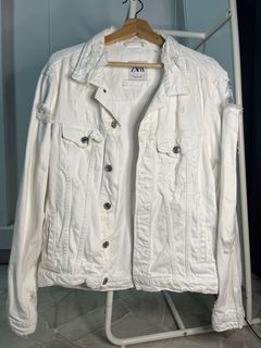 White denim jacket sale shop