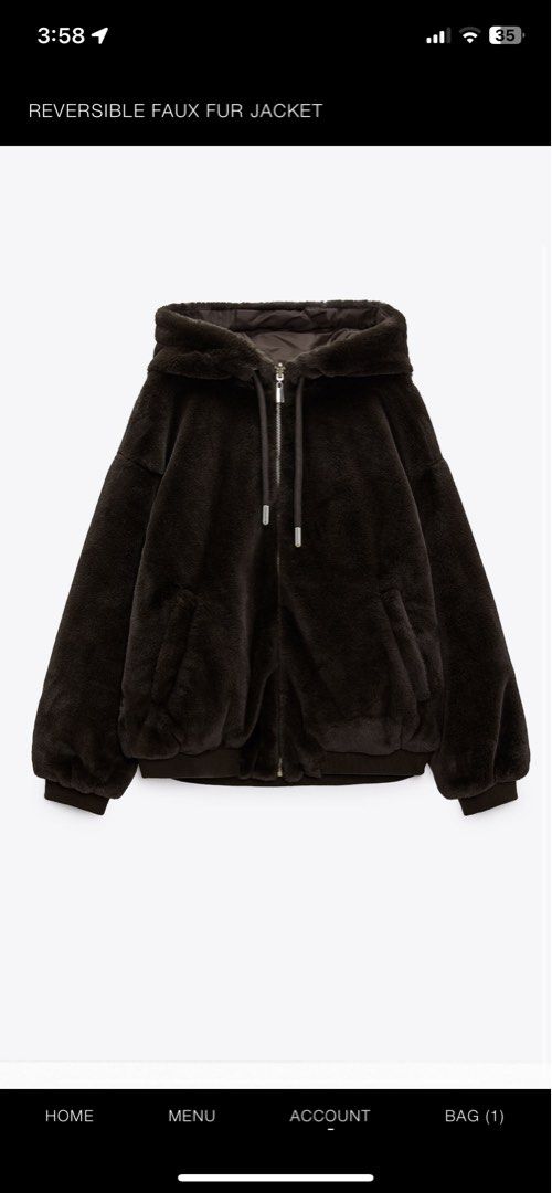 Zara reversible bomber cheap