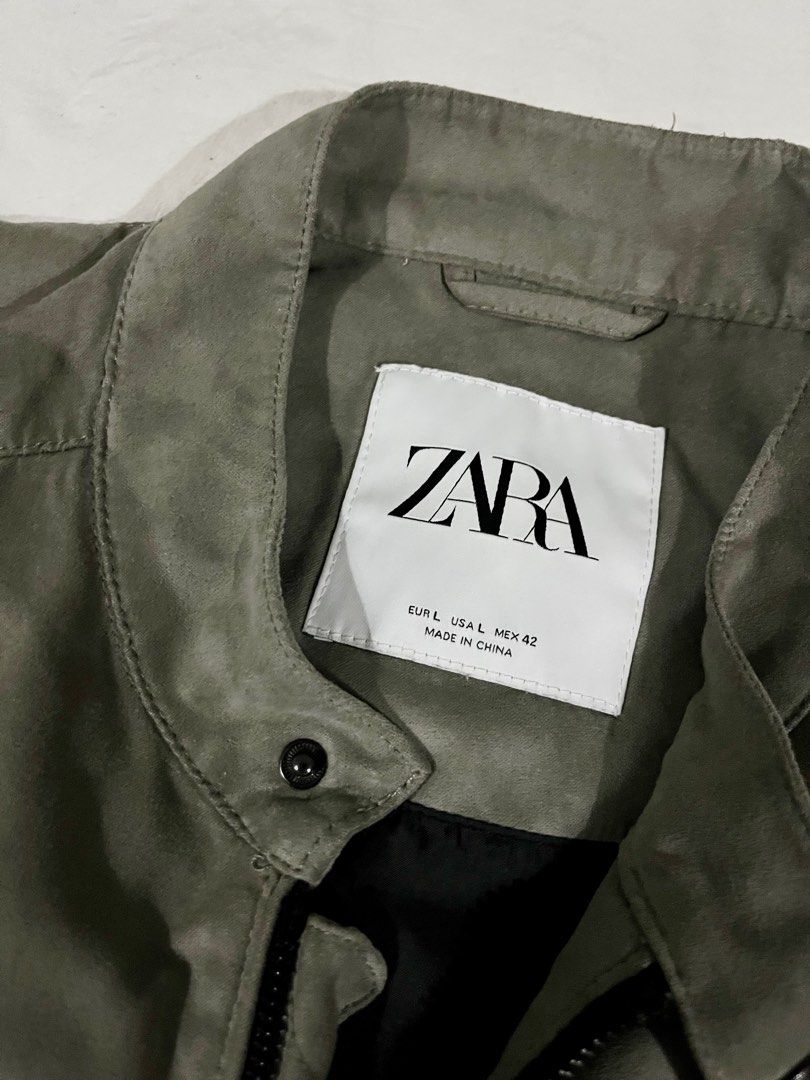 Zara suede jacket, Men's Fashion, Coats, Jackets and Outerwear on Carousell