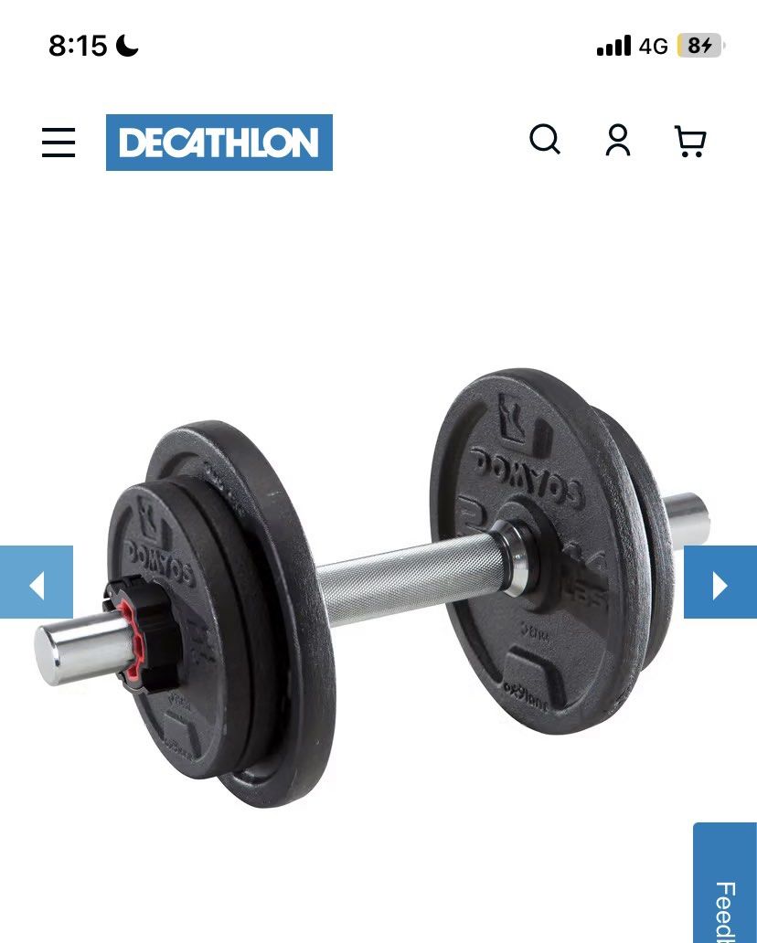 Decathlon 10 kg dumbbells 2025