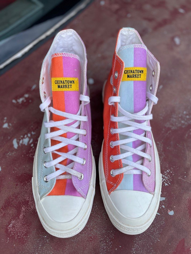 10uk Converse x Chinatown Market Chuck 70 Hi UV