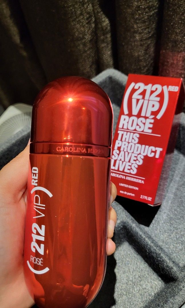 Carolina herrera 212 vip hotsell rose red limited edition