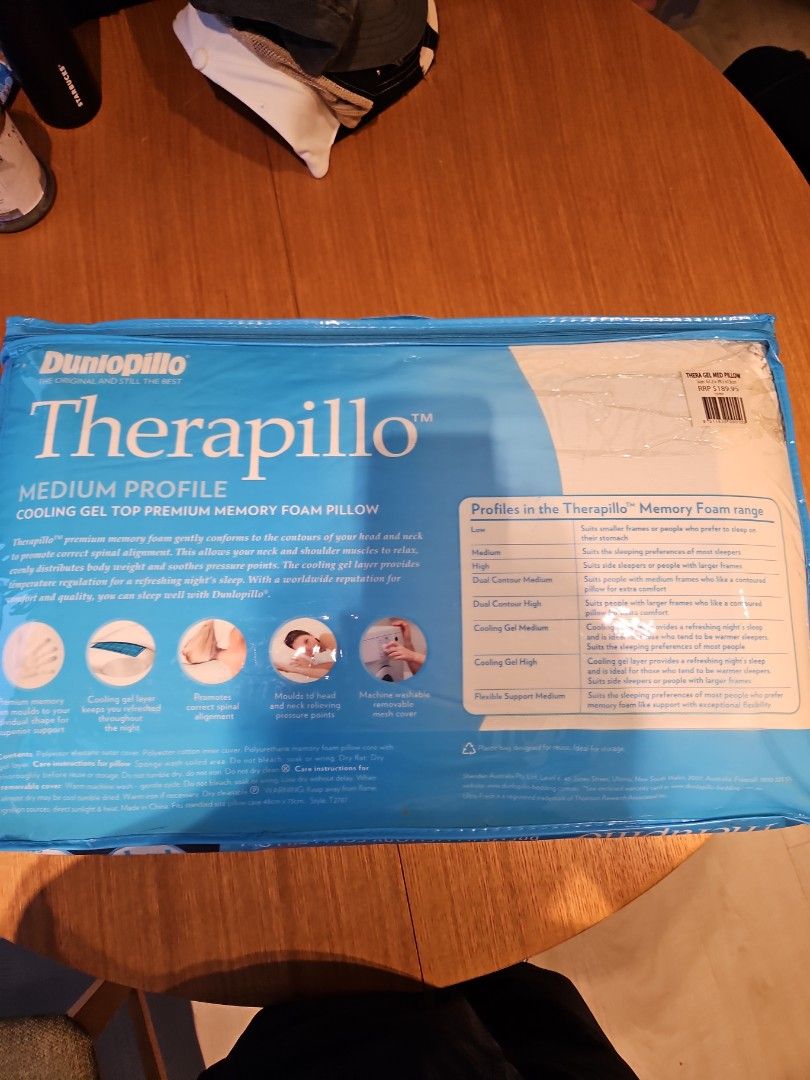 2 x Dunlopillo Therapillo Carousell