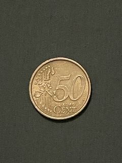 50 euro cent Nordic gold 2002 Spain coin with errors