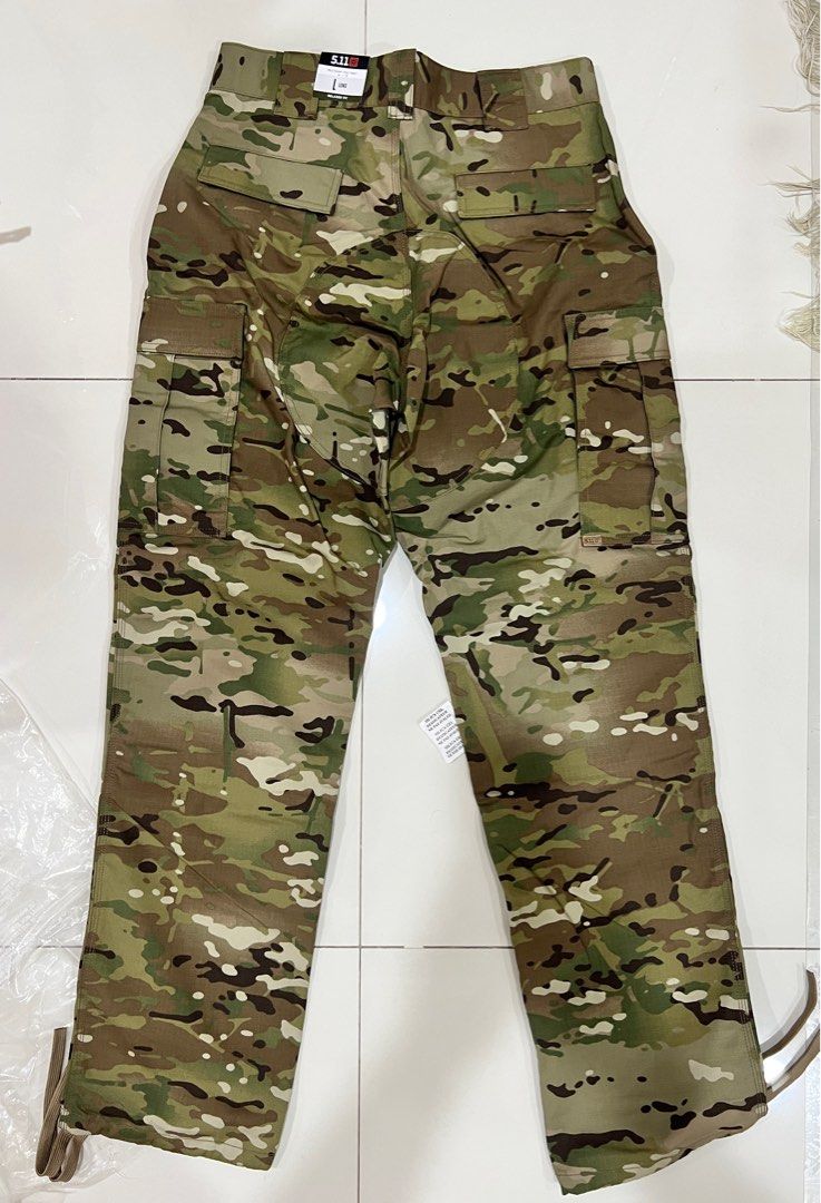 5.11 Tactical Men s Outdoor Field Combat Cargo Camouflage TDU Pant Multicamo Ripstop Military Army 74350 Camo Pants