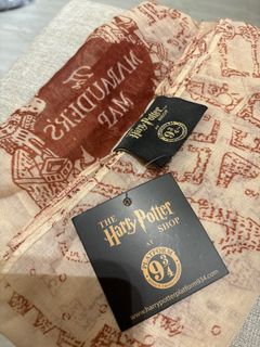 哈利波特 劫盜地圖絲巾 harry potter marauders map scarf （31/1 前交收減 $10）64228237489667110