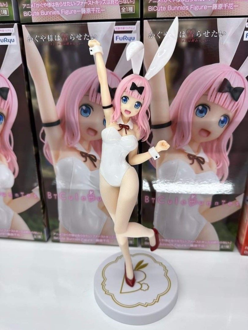 藤原千花BiCute Bunnies Figure FURYU 景品, 興趣及遊戲, 玩具