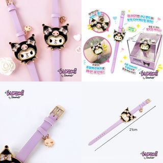 💜正版💜 Kuromi sanrio  手錶 錶 😃64208958832386110