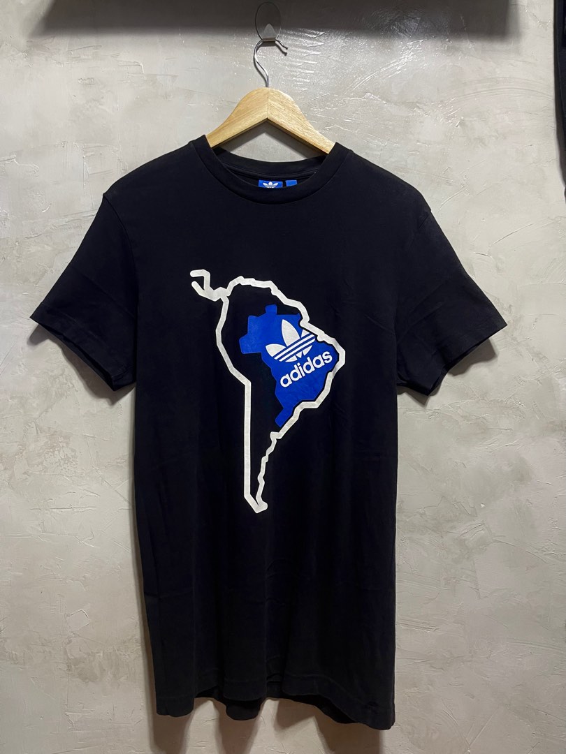 Adidas Map shirt, Men's Fashion, Tops & Sets, Tshirts & Polo Shirts on ...