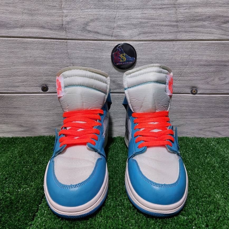Off white jordan 1 sky blue sales