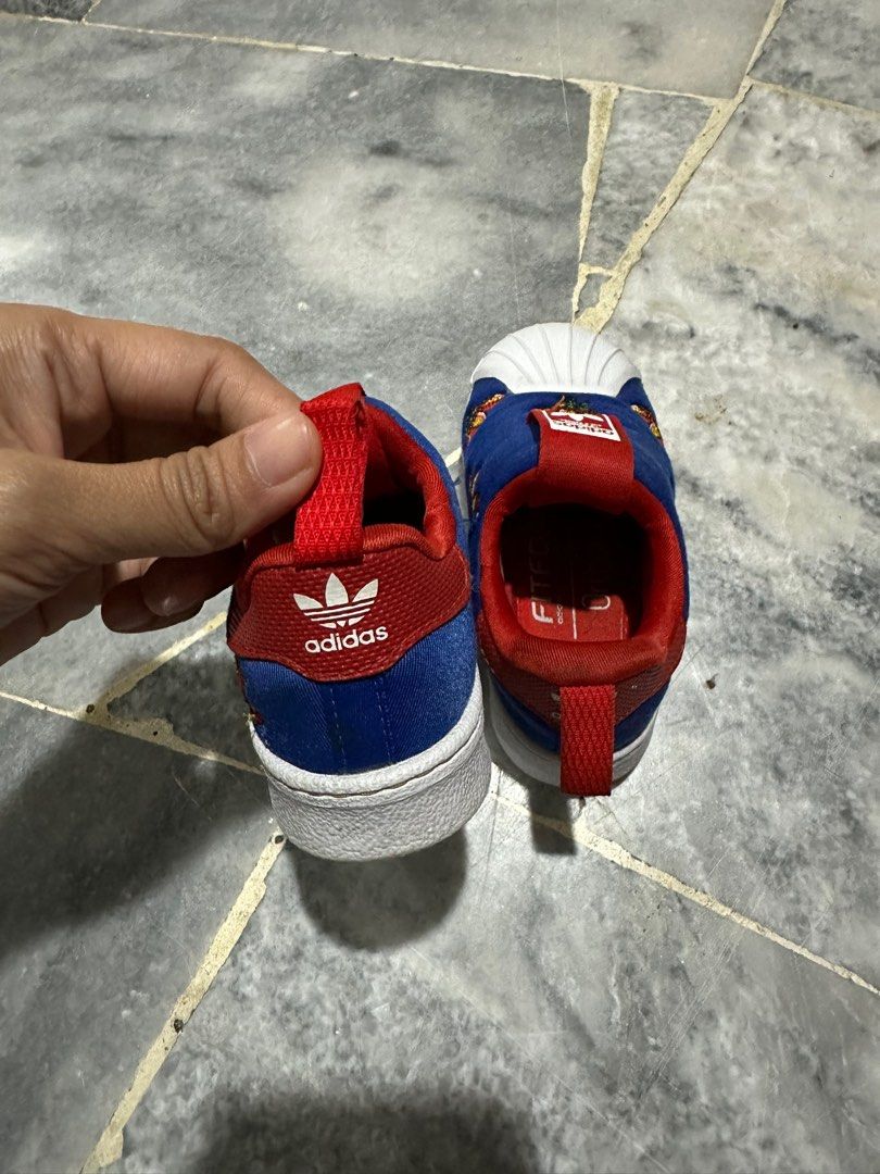 Adidas superstar red 40 top
