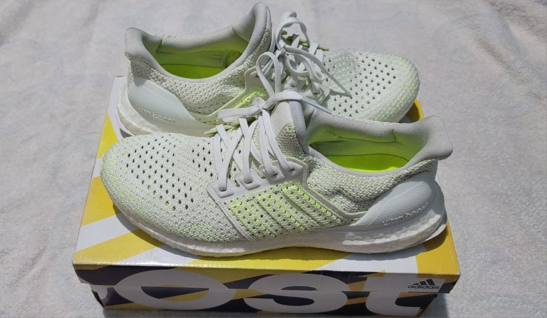 Ultra boost clima solar yellow on feet on sale