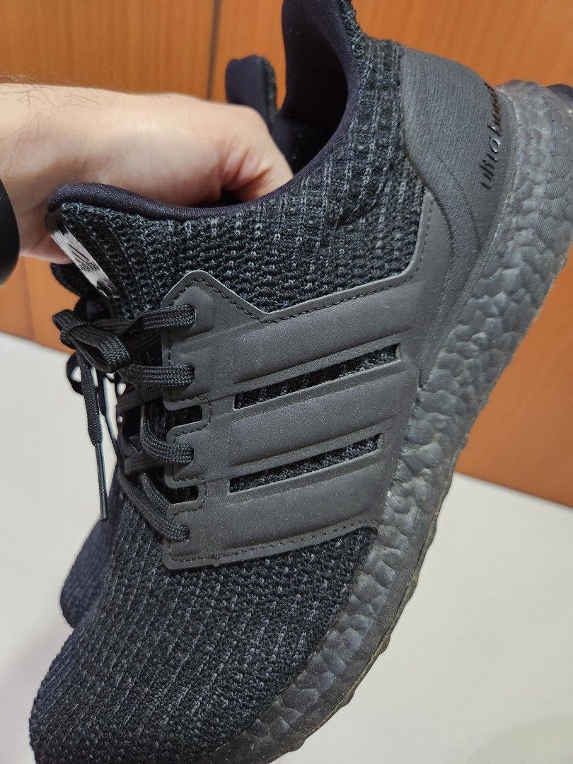Adidas Ultraboost Triple Black Men s Fashion Footwear Sneakers on Carousell