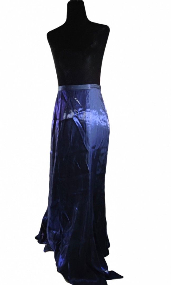 Adolfo Dominguez Mermaid Purple Blue skirt, Women's Fashion, Bottoms,  Skirts on Carousell