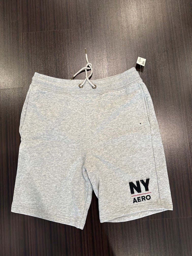 Aeropostale Grey Sweat Shorts Men s Fashion Bottoms Shorts on