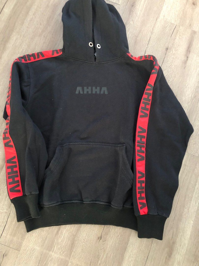 Hoodie ahha stripe red discount
