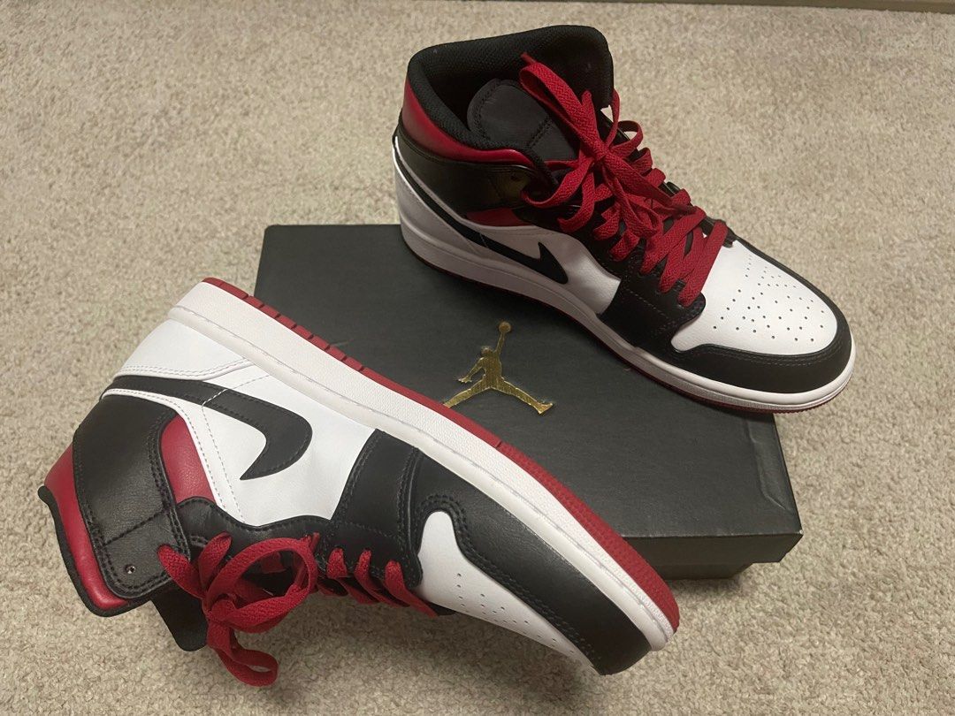Air jordan 1 mid size 8.5 on sale