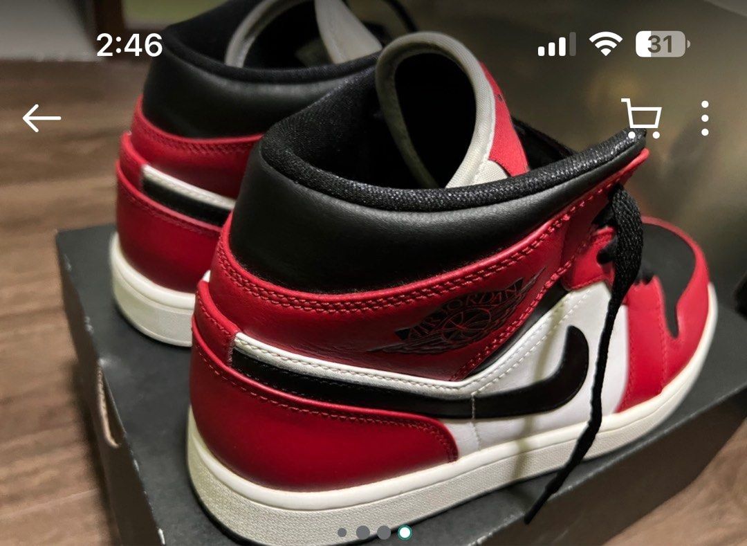 Jordan 1 bred toe for sale on sale