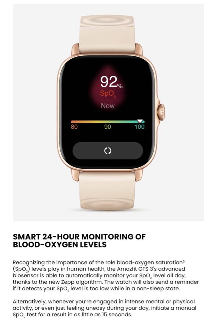 Amazfit best sale gts os