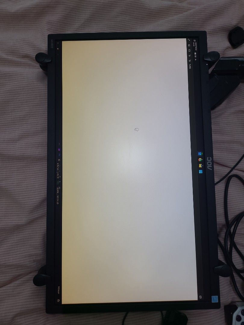 AOC 22B1HS 21.5" IPS Monitor + stand, Computers & Tech, Parts ...