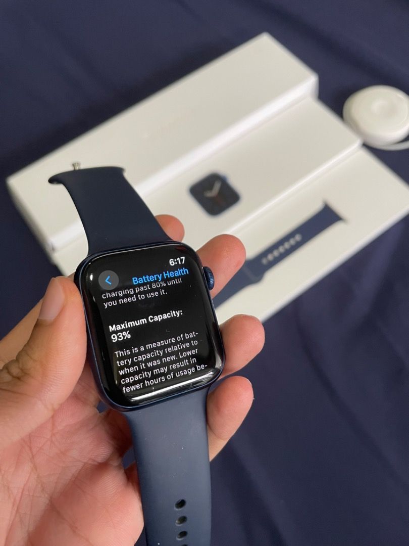 Apple watch series 6 44mm gps blue sales