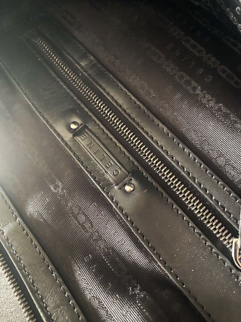 Authentic Celine Paris 2-Way XL Bag (Category: Luxury Bags & Wallets) located in Manila. Submitted by thecluttershop_2018 (Listing ID 1277483922, Image 3). Description: Guaranteed authentic; moneyback if proven fake. Just make an offer, maybe we can meet halfway! XL tote bag only, the sling I can provide maybe a replacement as I used this as hand carry. The design is closely similar to Miu Miu Vitello. Light scratches on some parts but I’ll try t