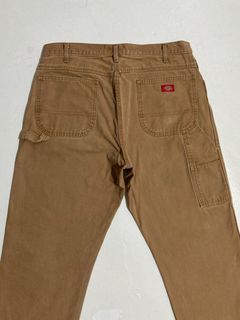 Authentic Dickies Workwear brown Carpentry Pants for Men’s, Waistline is 36