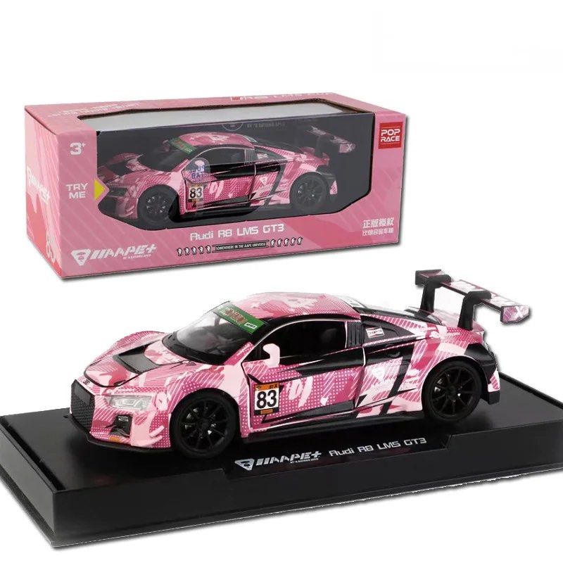 Authentic] POP RACE Motor Die-Cast 1:32 Audi R8 LMS Cup GT3 #83