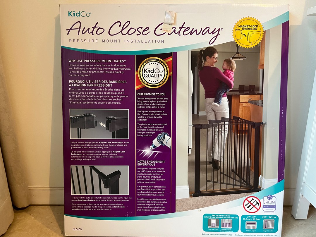 Kidco pressure top mount gate