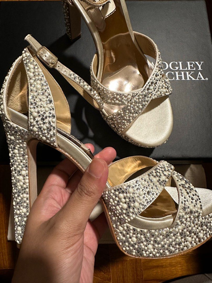 Badgley mischka sparkly new arrivals heels