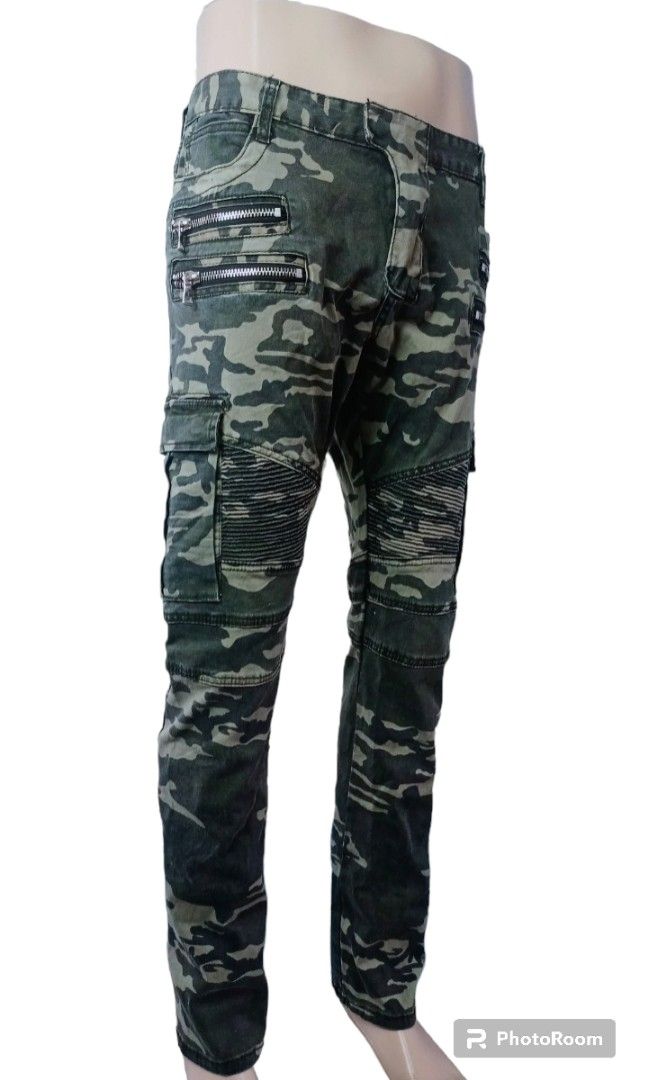 Balmain camo pants top