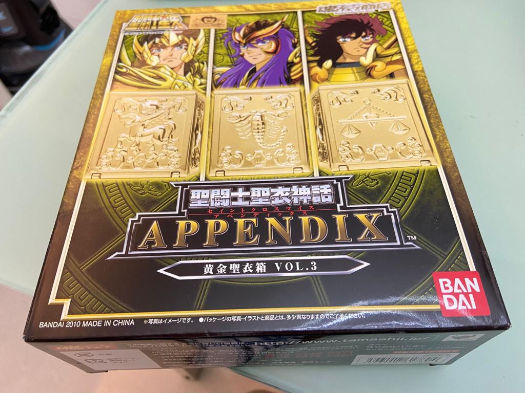 日版Bandai 魂限聖鬥士聖衣神話黃金聖衣箱Vol.3」, 興趣及遊戲, 玩具