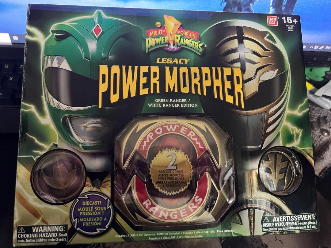 Mighty morphin power rangers green shop ranger morpher
