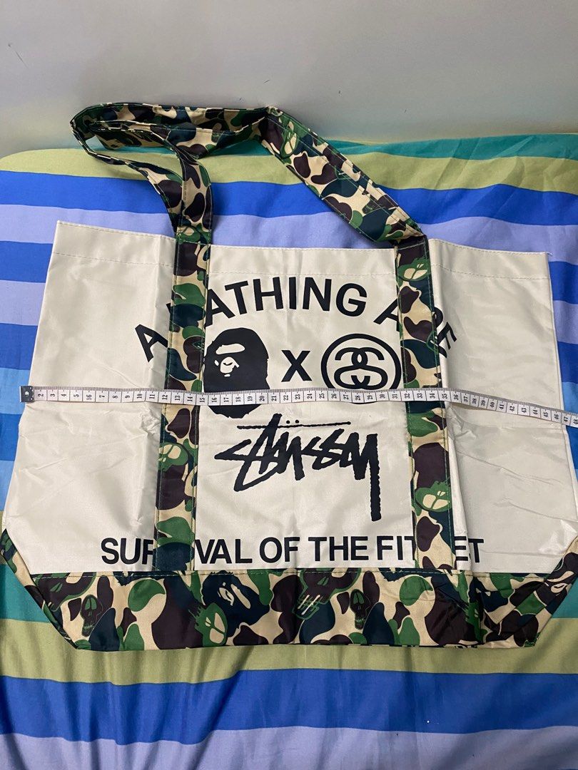 Bape x hotsell stussy tote bag