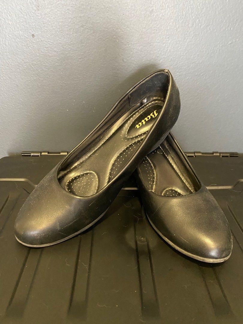 Bata formal shoes office black heels Women s Fashion Footwear